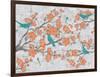 Blossoms with Birds-Diane Stimson-Framed Art Print