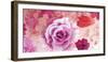 Blossoms with Twirly Overlay from Drawing-Alaya Gadeh-Framed Photographic Print