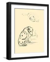 Blot The Dalmation-Lucy Dawson-Framed Art Print