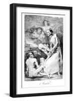 Blow, 1799-Francisco de Goya-Framed Premium Giclee Print