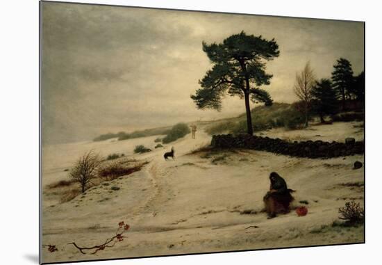 Blow, Blow, Thou Winter Wind, 1892-John Everett Millais-Mounted Giclee Print