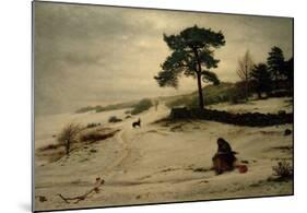 Blow, Blow, Thou Winter Wind, 1892-John Everett Millais-Mounted Giclee Print
