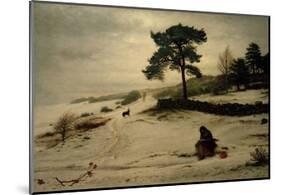 Blow, Blow, Thou Winter Wind, 1892-John Everett Millais-Mounted Giclee Print