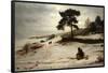 Blow Blow Thou Winter Wind. Date/Period: 1892. Painting. Oil on canvas Oil on canvas. Height: 1,...-John Everett Millais-Framed Poster