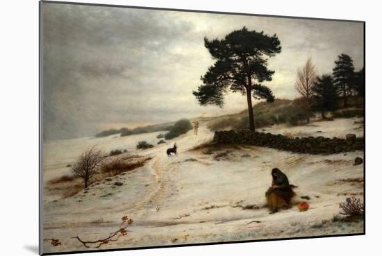 Blow Blow Thou Winter Wind. Date/Period: 1892. Painting. Oil on canvas Oil on canvas. Height: 1,...-John Everett Millais-Mounted Poster