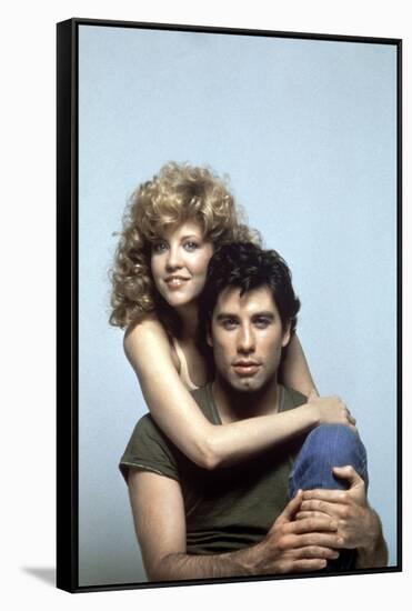 Blow Out by Brian by Palma with Nancy Allen and John Travolta, 1981 (photo)-null-Framed Stretched Canvas