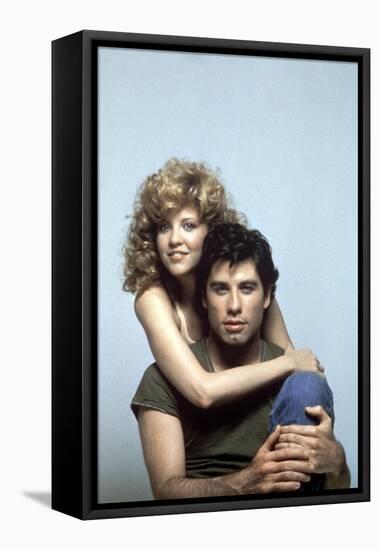 Blow Out by Brian by Palma with Nancy Allen and John Travolta, 1981 (photo)-null-Framed Stretched Canvas