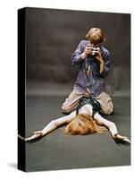 Blow-up by Michelangelo Antonioni (1912 - 2007) with David Hemmings, 1966 (photo)-null-Stretched Canvas