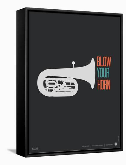 Blow Your Horn Poster-NaxArt-Framed Stretched Canvas