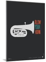 Blow Your Horn Poster-NaxArt-Mounted Art Print