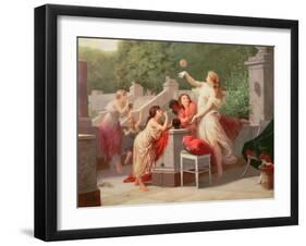 Blowing Bubbles, 1883-Henri Pierre Picou-Framed Giclee Print