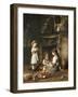 Blowing Bubbles-Alexei Alexeivich Harlamoff-Framed Giclee Print