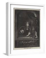 Blowing Bubbles-Caspar Netscher-Framed Giclee Print