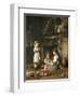 Blowing Bubbles-Alexei Alexevich Harlamoff-Framed Giclee Print