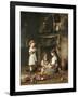 Blowing Bubbles-Alexei Alexevich Harlamoff-Framed Giclee Print