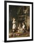 Blowing Bubbles-Alexei Alexeivich Harlamoff-Framed Giclee Print