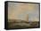 Blowing Hard-Off Cowes, 1834-George Hyde Chambers-Framed Stretched Canvas