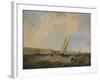 Blowing Hard-Off Cowes, 1834-George Hyde Chambers-Framed Giclee Print