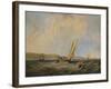 Blowing Hard-Off Cowes, 1834-George Hyde Chambers-Framed Giclee Print