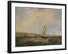 Blowing Hard-Off Cowes, 1834-George Hyde Chambers-Framed Giclee Print