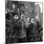 Blowing horns on Bleeker Street-The Chelsea Collection-Mounted Giclee Print