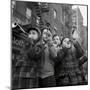 Blowing horns on Bleeker Street-The Chelsea Collection-Mounted Giclee Print