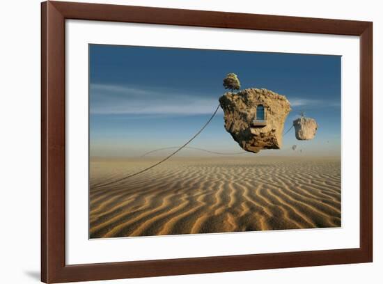 Blowing in the Wind-null-Framed Art Print