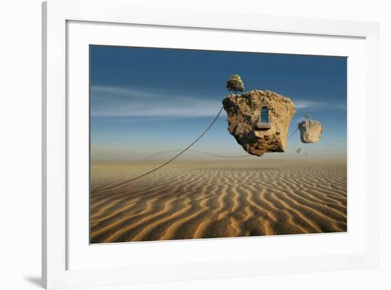 Blowing in the Wind-null-Framed Art Print