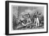 Blowing Up of the Cashmere Gate at Delhi, 1857-null-Framed Giclee Print