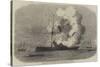 Blowing Up of the Johore, Iron Paddle-Steamer, Off Singapore-null-Stretched Canvas