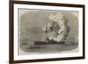 Blowing Up of the Johore, Iron Paddle-Steamer, Off Singapore-null-Framed Giclee Print