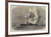 Blowing Up of the Johore, Iron Paddle-Steamer, Off Singapore-null-Framed Giclee Print