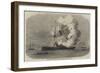 Blowing Up of the Johore, Iron Paddle-Steamer, Off Singapore-null-Framed Giclee Print