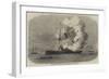 Blowing Up of the Johore, Iron Paddle-Steamer, Off Singapore-null-Framed Giclee Print