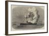 Blowing Up of the Johore, Iron Paddle-Steamer, Off Singapore-null-Framed Giclee Print