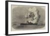 Blowing Up of the Johore, Iron Paddle-Steamer, Off Singapore-null-Framed Giclee Print