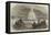 Blowing Up of the Wreck of the Golden Fleece in the Bristol Channel-null-Framed Stretched Canvas