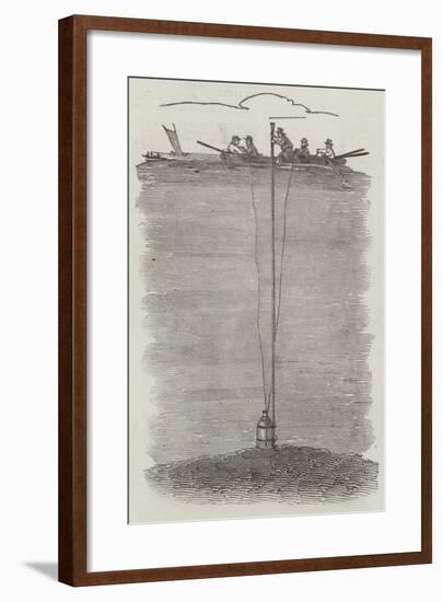Blowing Up the Concrete Shoal in the Thames-null-Framed Giclee Print