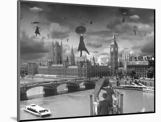 Blown Away BW-Thomas Barbey-Mounted Giclee Print