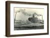 Blown down Power Lines-Found Image Press-Framed Photographic Print