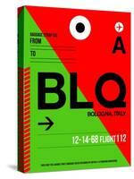 BLQ Bologna Luggage Tag I-NaxArt-Stretched Canvas