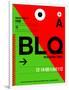 BLQ Bologna Luggage Tag I-NaxArt-Framed Art Print