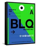 BLQ Bologna Luggage Tag II-NaxArt-Framed Stretched Canvas