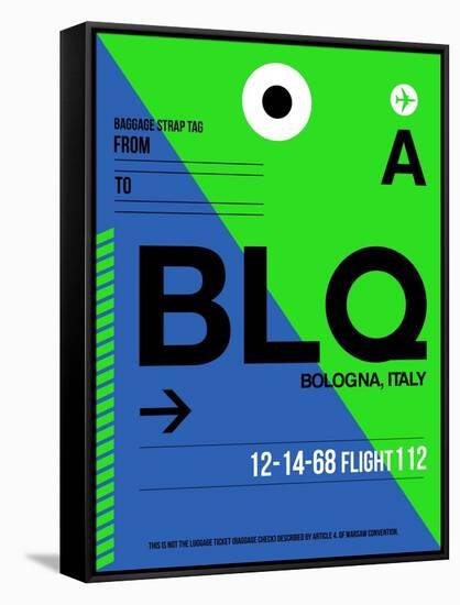 BLQ Bologna Luggage Tag II-NaxArt-Framed Stretched Canvas