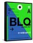 BLQ Bologna Luggage Tag II-NaxArt-Framed Stretched Canvas