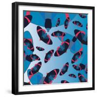 Blu Bombs-Belen Mena-Framed Giclee Print