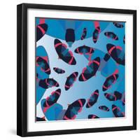 Blu Bombs-Belen Mena-Framed Giclee Print