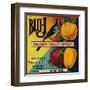 Blu-J Apple Crate Label - Watsonville, CA-Lantern Press-Framed Art Print