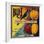 Blu-J Apple Crate Label - Watsonville, CA-Lantern Press-Framed Art Print