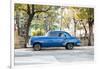 Blue 1951 Chevrolet Vintage Car on Streets of Regla, Cuba-Emily Wilson-Framed Photographic Print